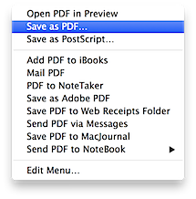 save as pdf file